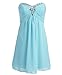 Fashion Plaza Girl's Sweetheart Short Flower Girl Dress with Rhinestone K0091