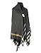 sy soul young Women's Oversized Striped Blanket Scarf - Ladies Stylish Warm Travel Pashmina Shawl Wrap Cape