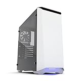 Phanteks PH-EC416PTG_WT Eclipse P400 Steel ATX Mid Tower Case Glacier White, Tempered Glass Edition Cases