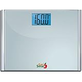Eatsmart Precision Plus Digital Bathroom Scale with Ultra Wide Platform and Step-on Technology, 440-Pounds