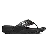 FitFlop Women's Leather Lattice Surfa Thong Sandal
