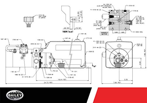SPX Hydraulic Power Unit (12V DC, Single Acting): 1.4 GPM Flow, 10 Qt