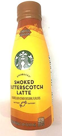 Starbucks Limited Edition Smoked Butterscotch Latte, 14fl.oz. (Pack of 8)