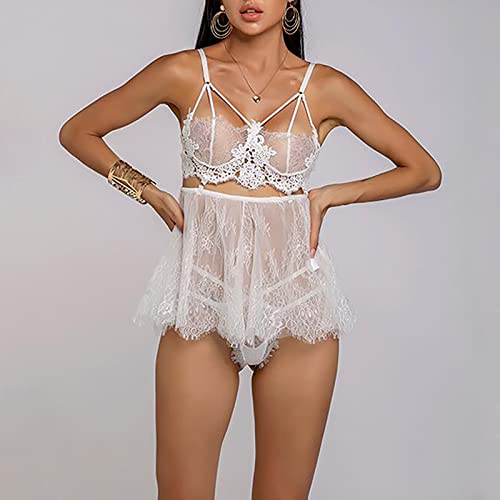 Plus Size Lingerie for Women Sexy Naughty Lace Babydoll Dress Slips Chemise  Nightgown Boudoir Outfits Sex Things for Couples Kinky Sex Stuff for Adults  Couples Pleasure Sexy Toysex for Couples 243 in