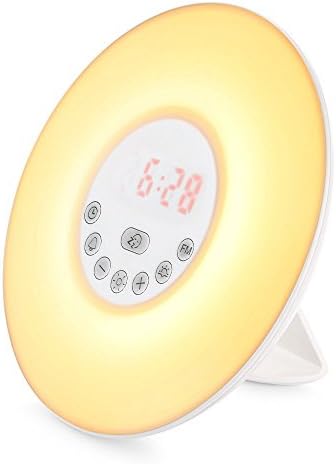 Ratighting Wake Up Alarm Clock for Kids with Nature Sounds for Baby Sleep Night Light Sunrise Simulation Mode