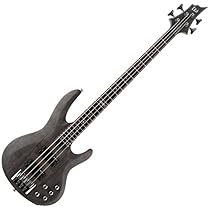 ESP LB204SMSTBLKS 4-String Bass Guitar, Black Satin
