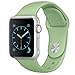 Apple Watch Band - FanTEK Soft Silicone Sport Style Replacement iWatch Strap for Apple Wrist Watch 42mm Models S/M Size (Mint)