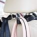 EldHus [4-Pack ] Car Trunk Vehicle Back Seat Headrest Hanger Holder Hook for Bag Purse Cloth Grocery
