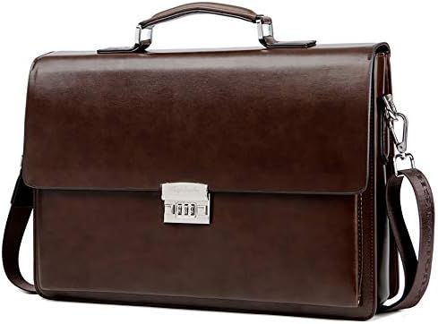 MUXIN PU Leather Briefcase Laptop Bag Handbag Messenger