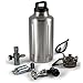 TrailKeg Half Gallon Package - Stainless Steel Growler For Beer - Vacuum Insulated Double Wall Design - Chrome Tap And Dual Stage CO2 Regulator - Keeps Drinks Perfectly Cold And Carbonated