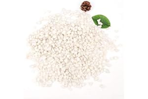 CFKJ [18 Pounds] White Pebbles Aquarium Gravel River Rock,Natural Polished Decorative Gravel,Garden Outdoor Indoor Ornamental Pebbles Rocks,White Stones,Polished Gravel for Landscaping Vase Fillers (18.5)