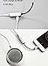 Adapter Charger for iPhone Headphone Adaptor Charger Cable 3.5mm Aux Headphone Jack Adaptor Headset AUX Audio Compatible for iPhone X/8 Plus/7 Plus/XS/XR/XS Max Support Listen Music and Charge iOS 12