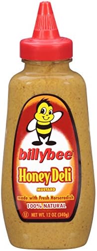 Billy Bee Honey Deli Mustard, 12 oz (Case of 12)