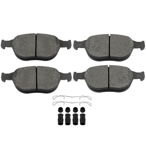 SCITOO D970-7871 Disc Brake Pads Sets Front Metal Brake Pads w/Hardware