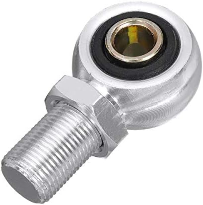 Eye Adapter End For 280mm 320mm 380mm 400mm Shock Absorber Motorcycle Scooter Clutch brake (Color : Silver)