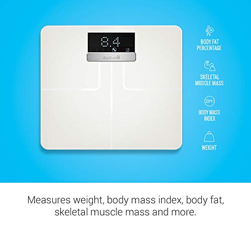 Garmin Index Smart Scale, Wi-Fi Digital Scale, Recognizes Up to 16 Users, Up to 9 Months of Battery Life, White - Thumbnail 3