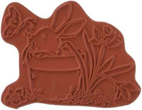 Whipper Snapper Designs CZ133 Butterfly Kisses Cling Stamp, 4" by 6", Red
