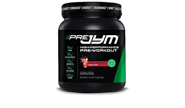 JYM Supplement Science, PRE JYM, Natural Island Punch, Pre ...