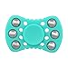 Mini Cute Fidget Toy Hand Spinner With 6 Moving Balls Best Stress Reducer Premium Quality EDC Focus Toy for Kids & Adults Guarantee 3 Minutes + Spin Time (Turquoise)