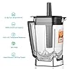 Blender-Smoothie-Makers-2000W-Food-Processor-with-8-Adjustable-Speed-4-Preset-Programs-Removable-Stirring-Rod-2-Litre-BPA-Free-Jug-8-Sharp-Blades-with-30000-RPM-High-Speed-for-Ice-Nut-Fruit-Vegetable Blender Smoothie Makers 2000W Food Processor with 8 Adjustable Speed 4 Preset Programs Removable Stirring Rod 2 Litre…