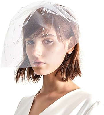 Fascinators Veil Bridal Short Face Cover Cocktail Kentucky Derby