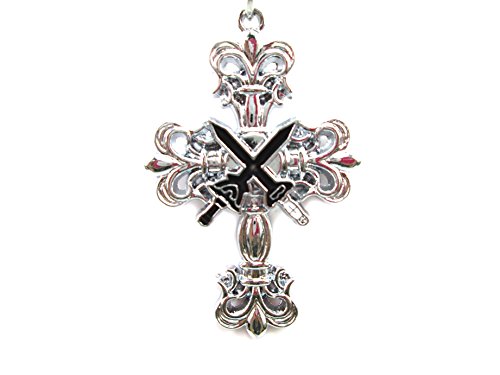 Brdwn Unisex Cosplay SAO Kirito Kaneki Monkey D Ciel Natsu Jaeger Cross Necklace