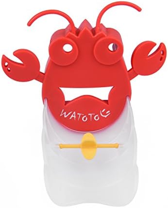 WATOTO - Faucet Extender, Propeller, Toddler Hand Washing, Faucet Extension Faucet Handle Extender for Babies, Toddler (Lobster-Red)