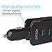 Car Charger, EVTECH [4 Ports, 24W/4.8A] Smart Multiple USB Vehicle Charger,(Universal Portable Rapid Travel Charger) with Extended 3.3ft Cable for All Smartphones, Tablets, GPS & Cellular Devices