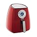 GoWISE USA 3.7-Quart 7-in-1 Air Fryer with 7 Cook Presets + 50 Recipes for your Air Fryer (Chili Red)