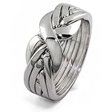 6BSL Sterling Silver Puzzle Ring