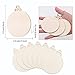 AerWo 50pcs Wooden Circles for Crafts, 3.5