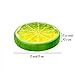Hagao Fake Lime Slice Artificial Fruit Highly Simulation Lifelike Model for Home Party Decoration Green 10 pcs