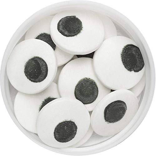 Jumbo Candy Eye Toppers - Edible Baking Decorations - Funny Googly Eyes for Cupcakes, Cakes, Cookies, Brownies - Halloween, Easter, and Edible Art Project Candy (2.5oz Jumbo Eye Candy, 2pk)