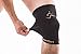 CopperSport Copper Compression Knee Sleeve Support - Suitable for Athletics, Tennis, Golf, Basketball, Sports, Weightlifting, Joint Pain Relief, Injury Recovery (Single Sleeve), Black, Medium