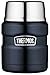 THERMOS Stainless King Vacuum-Insulated Food Jar with Spoon, 16 Ounce, Midnight Blue