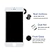 Screen Replacement Compatible with iPhone 7 Full Assemby - LCD 3D Touch Display Digitizer with Ear Speaker, Sensors and Front Camera, Fit Compatible with iPhone 7 (White)