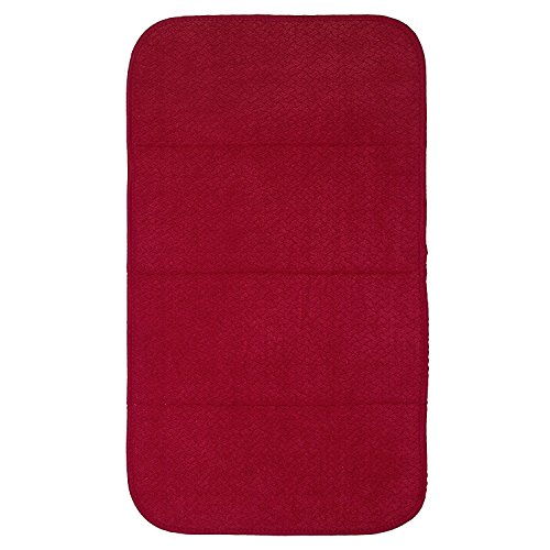 Premium All-Clad Dual Surface, Reversible Dish Drying Mat for The Kitchen Counter, 1 Absorbent Drying Pad, 16â€ x 28â€, Chili Red