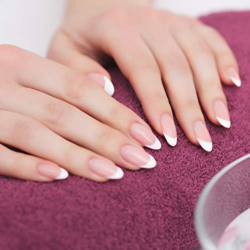 96 Pieces French False Nails And Toe Nails Kit Artificial Acrylic Full Cover French Nails Tips Pink White Fake Fingernails Includes 4 Sheets Nail Adhesive Tabs Pricepulse