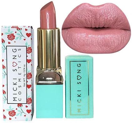 Micki Song Peach Lipstick in LuLu | Long Lasting Peach Lipstick