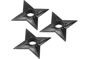 ZKTSRY Ninja Cosplay Props Meteor Dart Plastic Toy for Japanese Ninja Cosplay Accessories Black