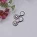 Lureme Champagne Round Cut Cz Crystal Halo Black Rhodium Leverback Dangle Earrings for Women 02002618-er