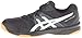 ASICS Women's Gel Upcourt Volleyball Shoe,Black/Silver,9 M US
