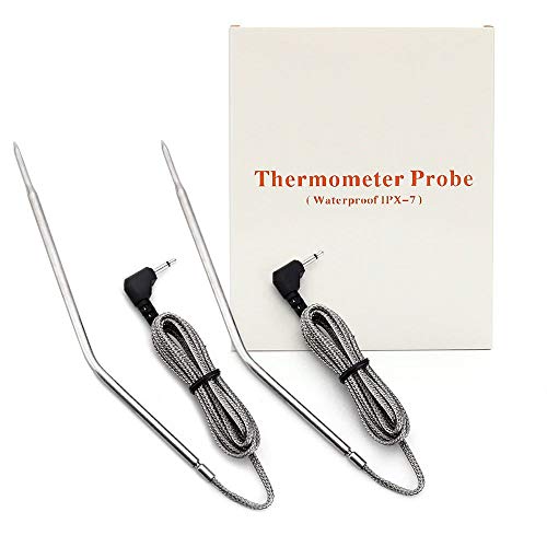Waterproof Thermometer Hybrid Probe Replacement for Thermopro TP20 TP17 TP16 TP09B TP08 TP07 TP06s TP04, Famili MT004, OT007, OT009, TP-10, MT-16, OT-08, Habor HCP5H