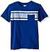 Crazy 8 Boys' Big Stripe Pocket Tee, Napoleon Blue, Small