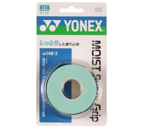 YONEX(ヨネックス) テニス モイストスーパーグリップ（3本入） ウォーターグリーン AC148-3