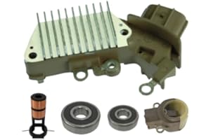 SB Parts New Alternator Kit Regulator Brush Holder Bearings Slip Ring in447rk6 Compatible with Scion xA xB, Compatible with Toyota Echo Yaris
