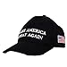 Dutch Brook Adult Adjustable Baseball Cap Trump Make America Great Again (Black)