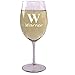 Personalized White or Red Wine Glass 14 Oz - Wedding Party Bridesmaid Mother's Day Housewarming Gifts - Custom Engraved Monogram Drinkware Glassware Barware Etched for Free