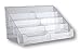 T'z Tagz Brand Clear Acrylic 8 Pocket Countertop Business Card Holder