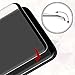 iCarez Tempered Glass Screen Protector for Galaxy S8, 1-Pack Full Coverage Black Frame
